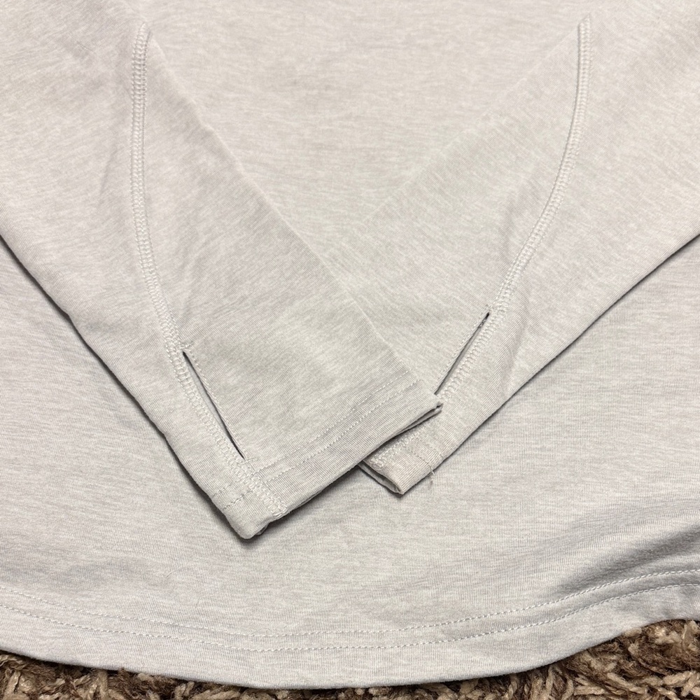 Mondetta Women's Heather Gray Quarter-Zip Sweatshirt - Picture 5 of 7